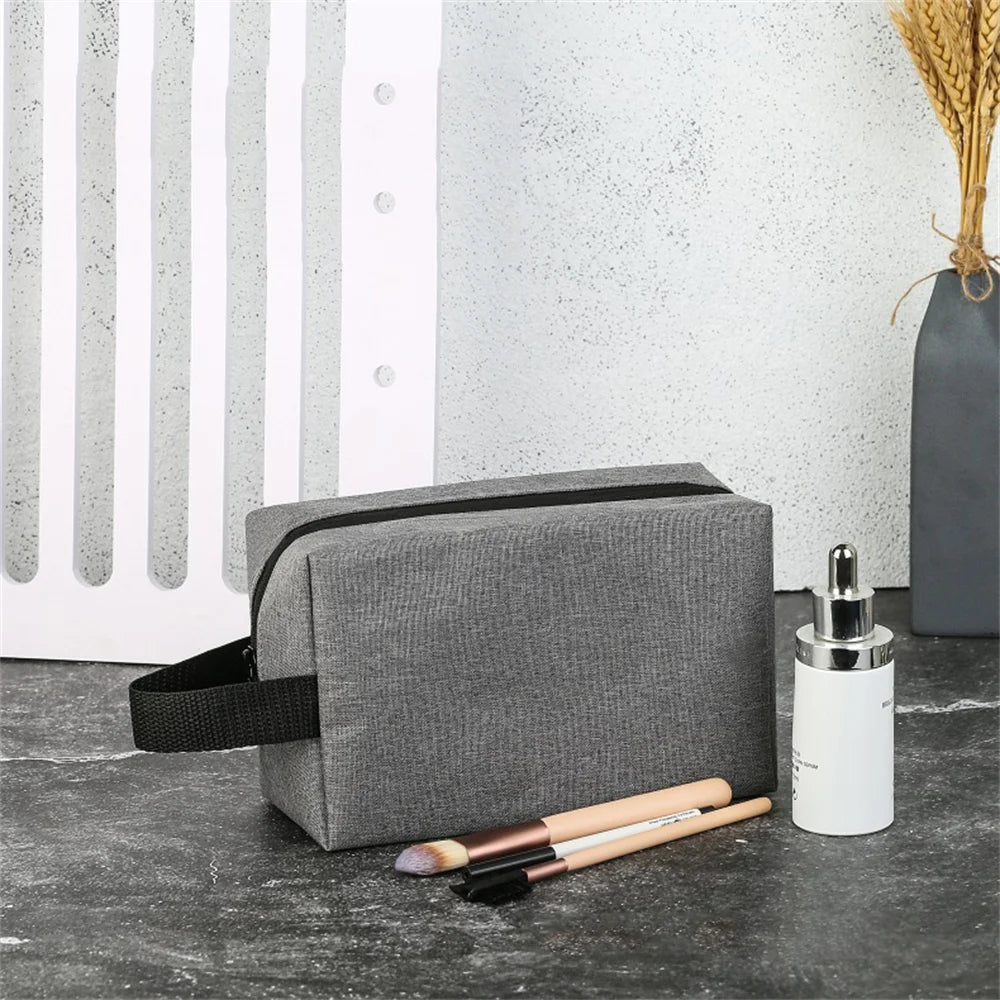 1Pcs Waterproof Oxford Cloth Makeup Bag Men Travel Cosmetic Organizer Toiletries Bag Korean Cosmetics Bag Ladies Makeup Pouch