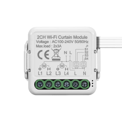 Módulo interruptor de cortina inteligente wifi para persianas tuya/smartlife controle remoto diy compatível com o google casa alexa controle voz