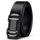 Cinturones de marca famosa para hombre, cinturones de cuero genuino de lujo de calidad, correa de metal con hebilla automática.