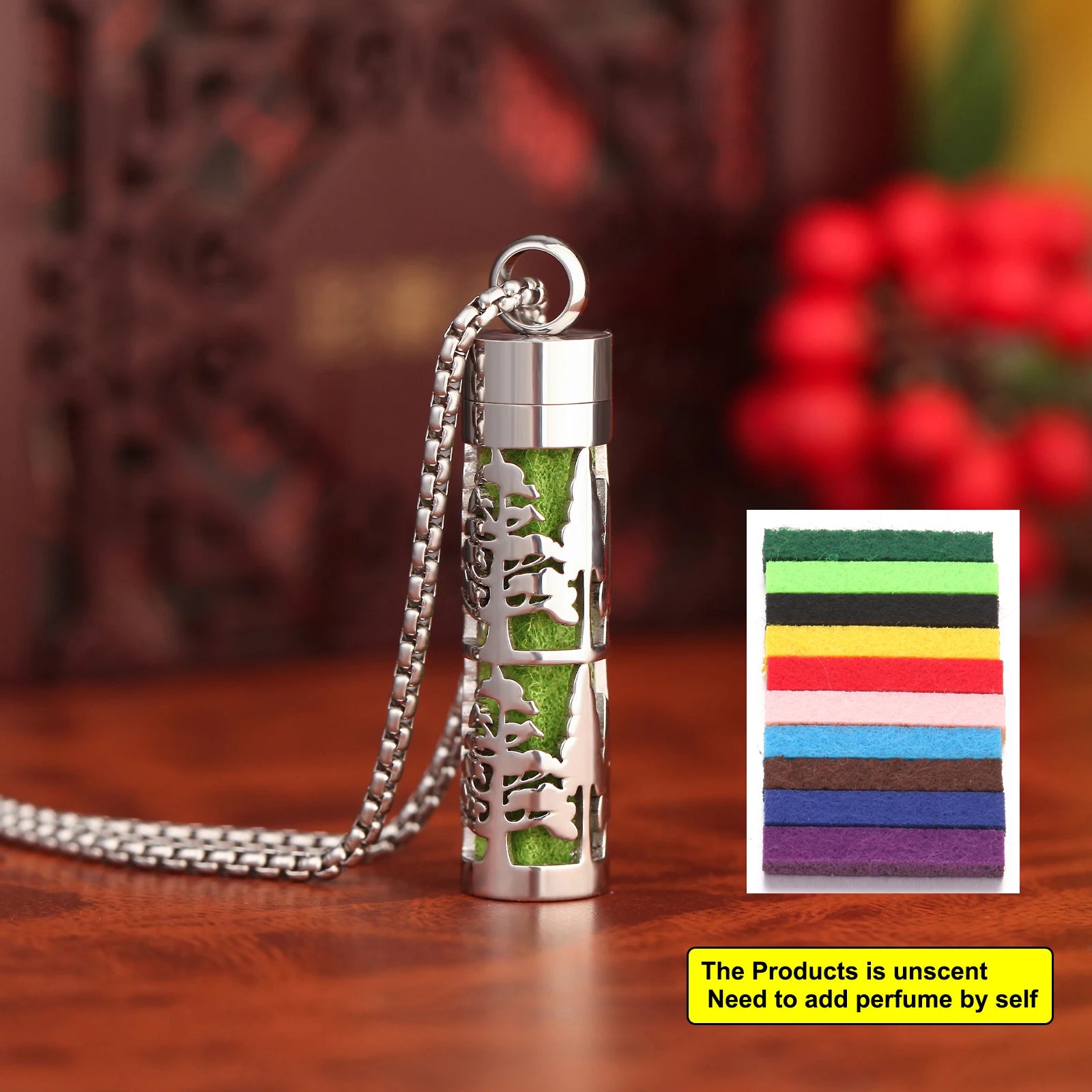 Stainless Steel Aromatherapy Necklace Diffuser Pendant Aroma Diffuser Locket Perfume Essential Oil Diffuser Pendant Necklace