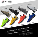 Baasploa Men Running Shoes Mesh Breathable Sport Shoes For Men Fashion Lightweight Casual Sneakers Non-Slip Lace Up Plus Size 50