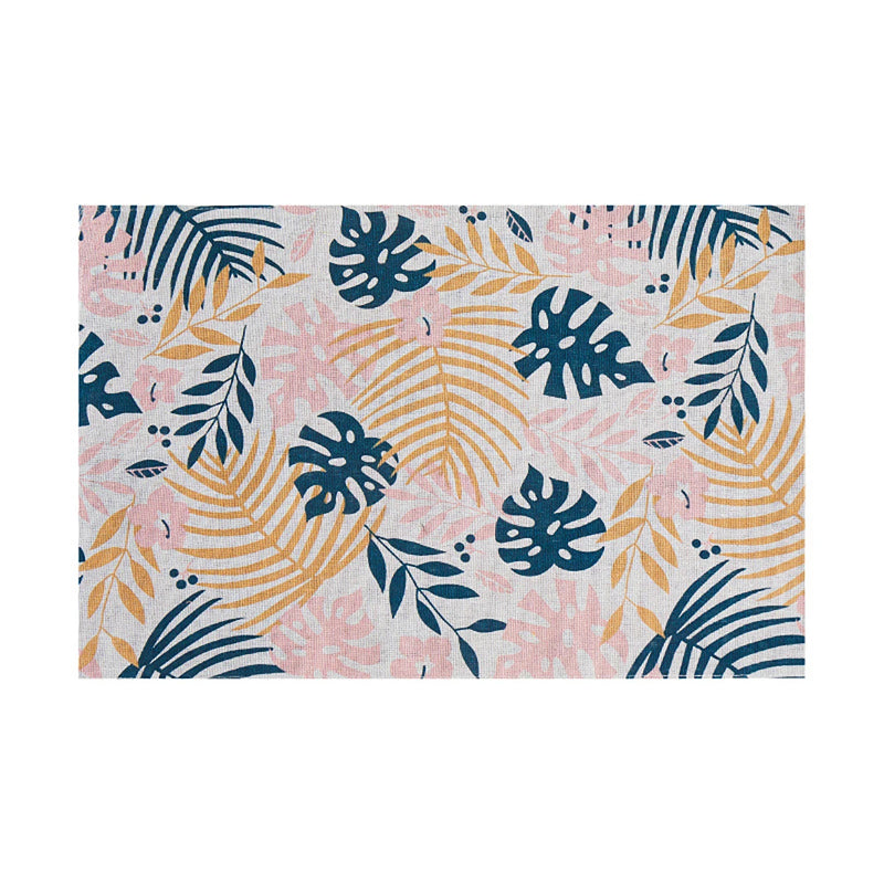 4 Pcs/Set Simple Tableware Mat Rectangle Individual Placemats Heat Insulation Dining Table Mat Table Decoration And Accessories