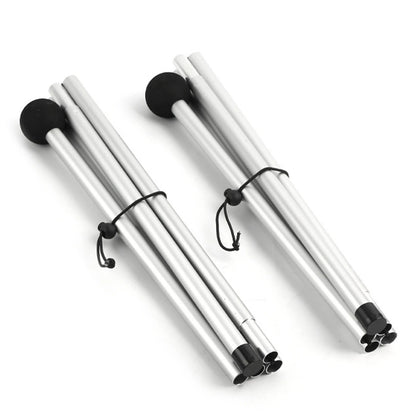 Camping Tent Rods Lightweight Tarp Pole Adjustable Shelter Awning Support Pole Foldable Beach Tents Replacement Poles Rain Rod