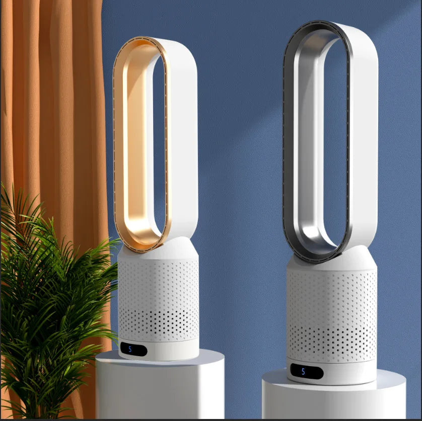 Leafless fan, household electric fan, no pages, silent air filter, circulating fan, bed head, floor standing desktop
