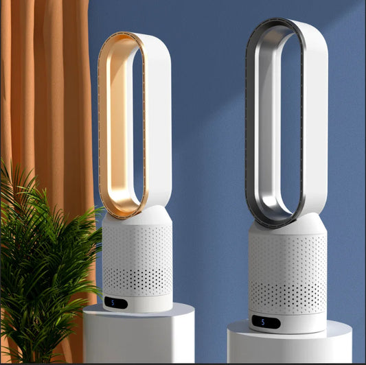 Leafless fan, household electric fan, no pages, silent air filter, circulating fan, bed head, floor standing desktop