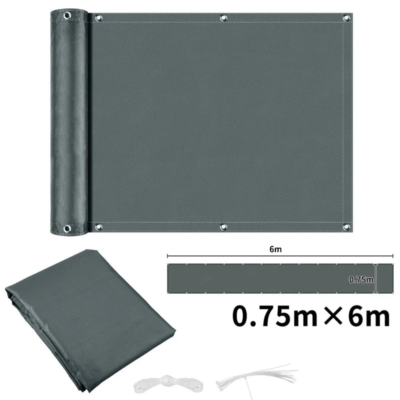 Waterproof Privacy Fence Screen Fence Covering Privacy with Grommets UV Protection Fencing Shade Cover for Outdoor Yard Backyard