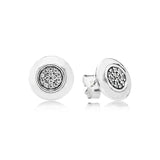 2024 New 925 Silver Plated Double Hoop Earrings For Women Butterfly Sun Moon Heart DIY Accessories 