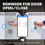 MOES Tuya ZigBee Smart Window Door Gate Sensor Detector Smart Home Security Alarm System Smart Life Tuya App Remote Control