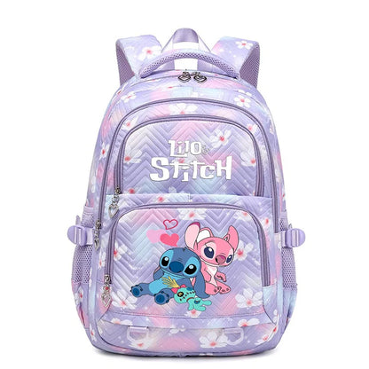 Mochila impermeable Disney Lilo Stitch para mujer, bolso de viaje para mujer, mochila escolar para adolescentes, mochila para libros