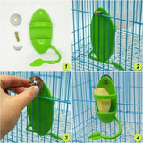 1Pc Bird Cuttlebone Holder Bird Cage Feeding Holder Vegetable Fruits Cuttlebone Holder for Parrot Parakeet Bird Feeder