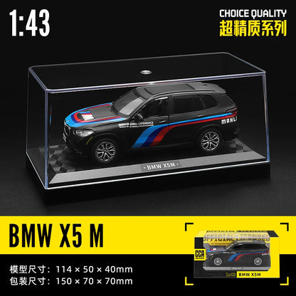 CCA 1:43 BMW Gulf Oil Station Shell Station McLaren Lamborghini Series Racing Alloy Car Model Toy Car Casting Pullback Function