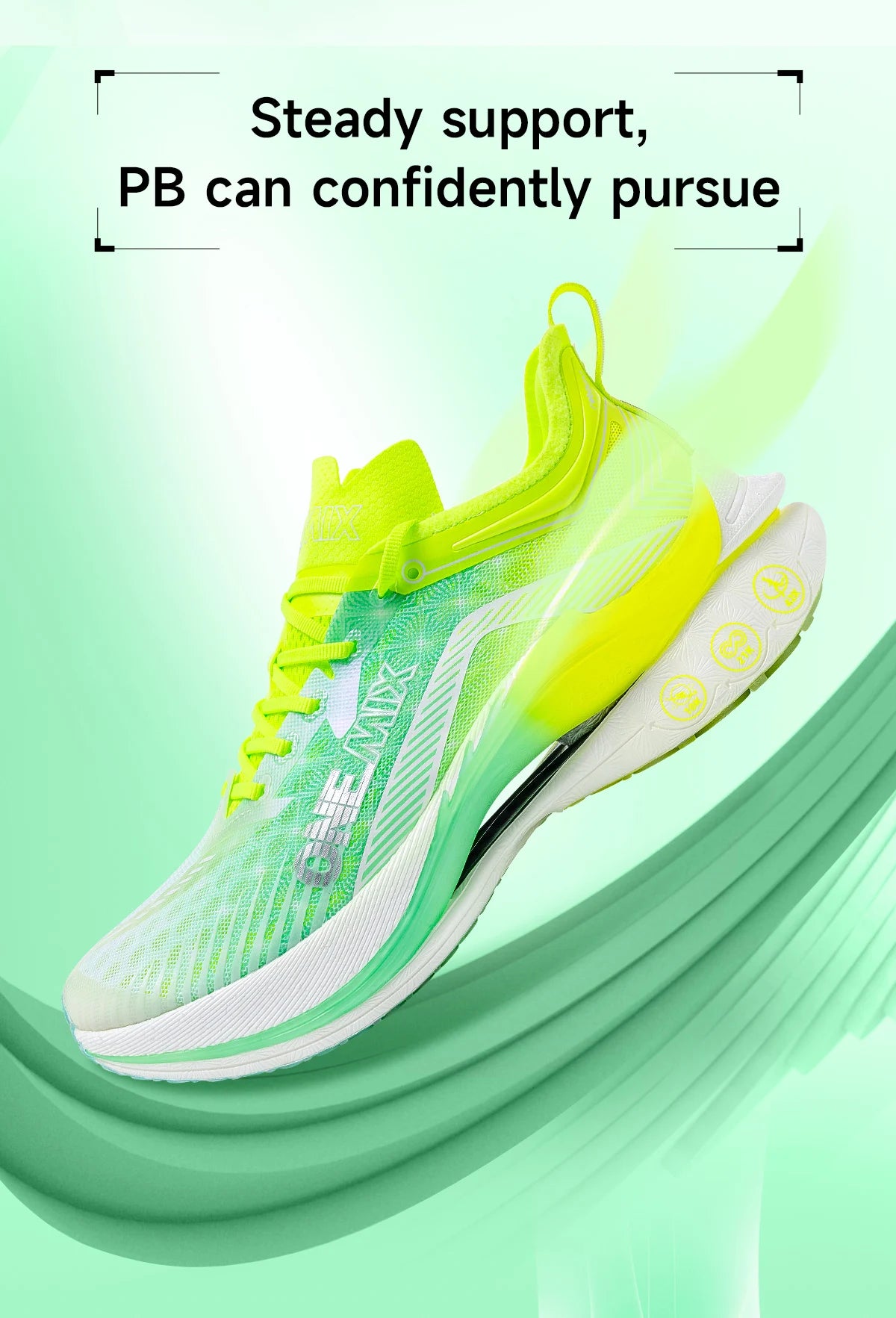 ONEMIX Trail Racing Running Shoes Cushion Breathable Mesh Stable Wearable Outdoor Carbon Plate Marathon Sport Training Sneakers