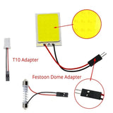 4X T10 C5W Car Led Cob 16/24/36/48SMD White Parking Bulb Auto Interior Wedge Reading Lamp Door Dome Festoon License Plate Light