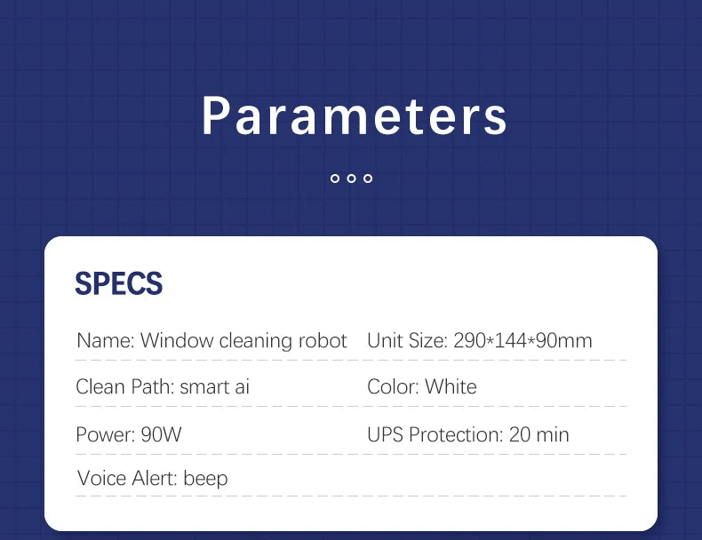 Window Robot Vacuum Cleaner Cleaning Electric Glass limpiacristales Remote Control Machine