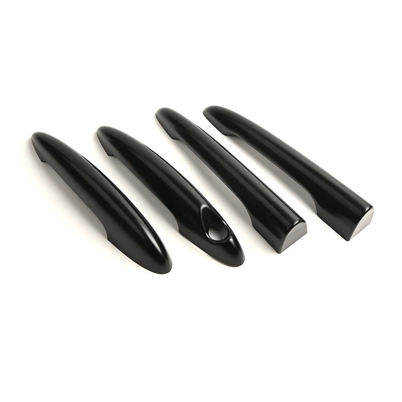 Black For Mini Cooper One D S JCW R55 Clubman 4Doors 2007-2014  Door Handle Covers Stickers Car-Styling Exterior Accessories