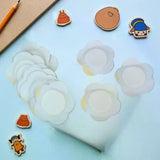 50pcs/Set Replacement Disposable Castor Oil Pack Self-Adhesive Adhesive Navel Stickers Seepage Resistant Belly Button Protectors