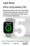 LAXASFIT 2025 New Smart Watch for Men Women Gift Full Touch Screen Sports Fitness Watch Bluetooth Call Digital Smartwatch