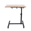 Adjustable Laptop Desk 360° Rotating Tabletop Mobile Stand Home Office Tray Standing Rolling Study Table Computer Workstation