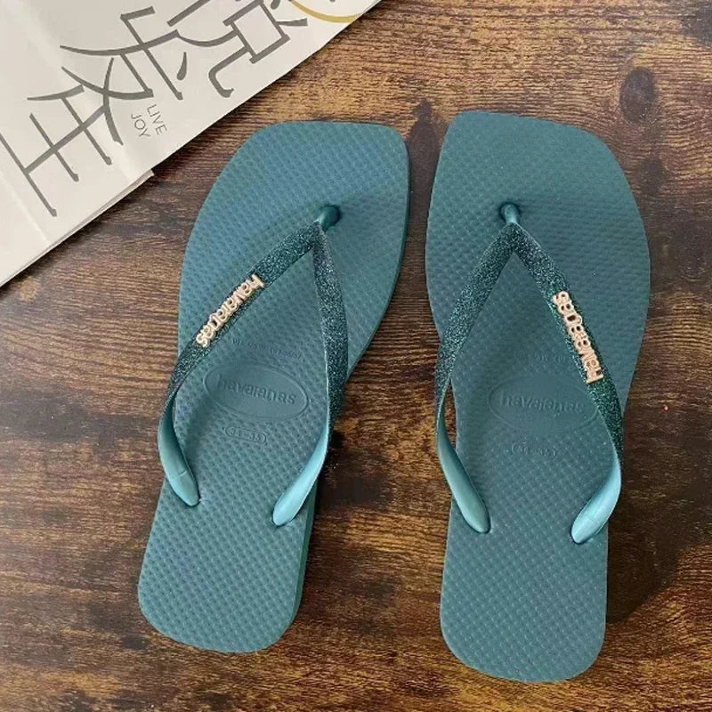 Women's flip flops Havaianas outdoor anti slip beach slippers