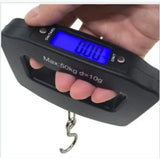 Electronic 50Kg 10g Hanging Scale LCD Kitchen Digital Scale BackLight Fishing Weights Pocket Scale Travel Luggage Scales