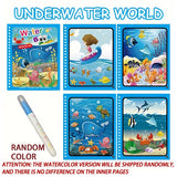 1pcs Magical Book Water Drawing Montessori Toys Reusable Coloring Book Magic Water Drawing Book Sensory Early Education Toys