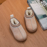 2026 New Fashion Children's Ankle Boots Soft Winter Causal Girls Cotton Shoes Solid Color Kids School Plush Boots Warm Shoes