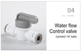 Auto Aquarium Water Changer Kit Power-Free Fish Tank Float Ball Valve Type Auto Water Filler Water Level Controller 1/4 Inch