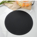 30cm Large Silicone Mat Coaster Heat Resistant Placemat Honeycomb Nonslip Pot Holder Table Mat Round Cup Mat Kitchen Accessories