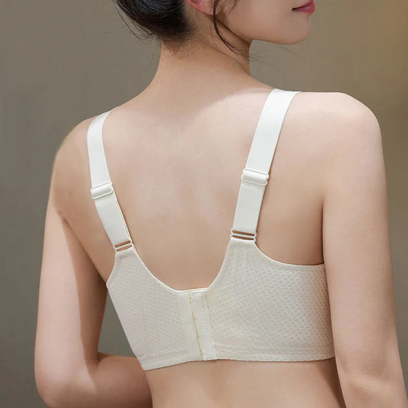 Ropa interior sin costuras para mujer, Push Up, sujetador antiflacidez, ajustable, cómodo, inalámbrico, sujetadores grandes para mostrar pechos pequeños, nuevo