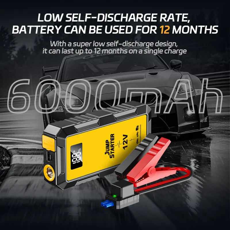 Power Bank 4000A Jump Starter Portable Charger Car Booster 12V Auto Starting Device Emergency Car Battery Starter