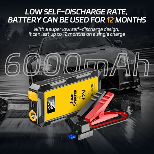 Power Bank 4000A Jump Starter Portable Charger Car Booster 12V Auto Starting Device Emergency Car Battery Starter