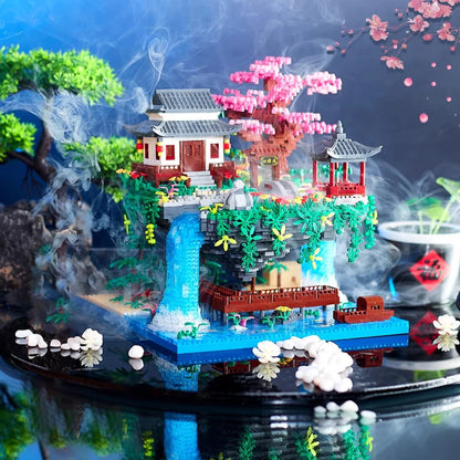 2850-Piece Taohuatan DIY Building Block Set - Mixed Colors - Office and Home Desktop Decoration - Party Supplies - Creative Surprise Holiday Gifts