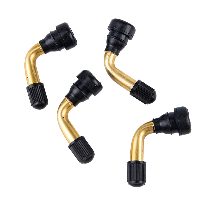 90 graus de borracha válvula de ângulo para pneus Tubeless, mamilo para disco Tubeless roda mamilo, pvr40, pvr50, pvr60, pvr70, 4pcs por conjunto