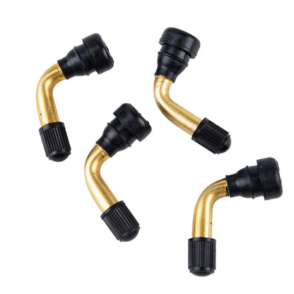 90 graus de borracha válvula de ângulo para pneus Tubeless, mamilo para disco Tubeless roda mamilo, pvr40, pvr50, pvr60, pvr70, 4pcs por conjunto