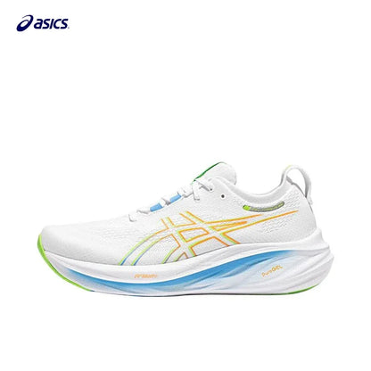 Zapatillas de running originales Asics Nimbus 26 para hombre, de caña baja, con amortiguación, para exteriores, antideslizantes y transpirables.