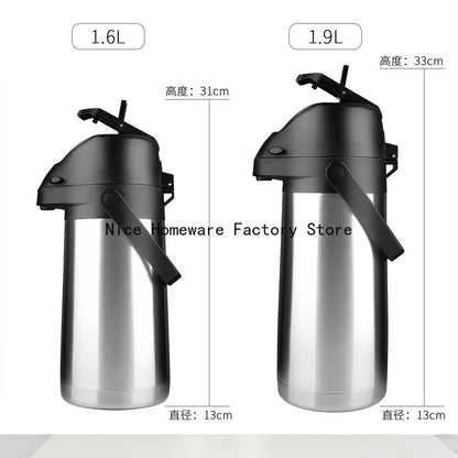 Stainless steel hot water bottle thermos vacuum insulation warm pot Inox Coffee Carafe Thermal Termo para mate carrafa termica