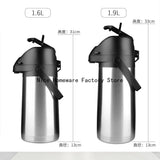 Stainless steel hot water bottle thermos vacuum insulation warm pot Inox Coffee Carafe Thermal Termo para mate carrafa termica