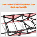 Cama plegable portátil para acampar con almohada - Cama militar resistente de 190 x 67 x 48 cm, tumbona ligera para acampar en el jardín