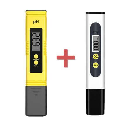 Medidor de TDS 0-9990 ppm Medidor de pH digital 0,01 pH Medidor de agua de alta precisión con bolígrafo Medidor de TDS y pH 0-14 pH Medidor de PPM LCD Filtro de acuario