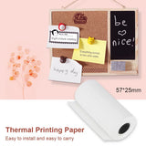 5/10 rollos de papel térmico para cámara, impresión blanca para niños, pulpa de madera, impresión instantánea, papel de liar para niños, accesorio para miniimpresora