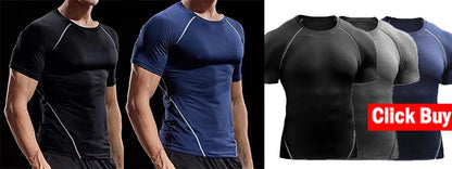 2025 Compression Shorts Men Summer Sportswear Training Tights Gym Fitness Leggings Short Pants Sport Bottoms Running Shorts Men