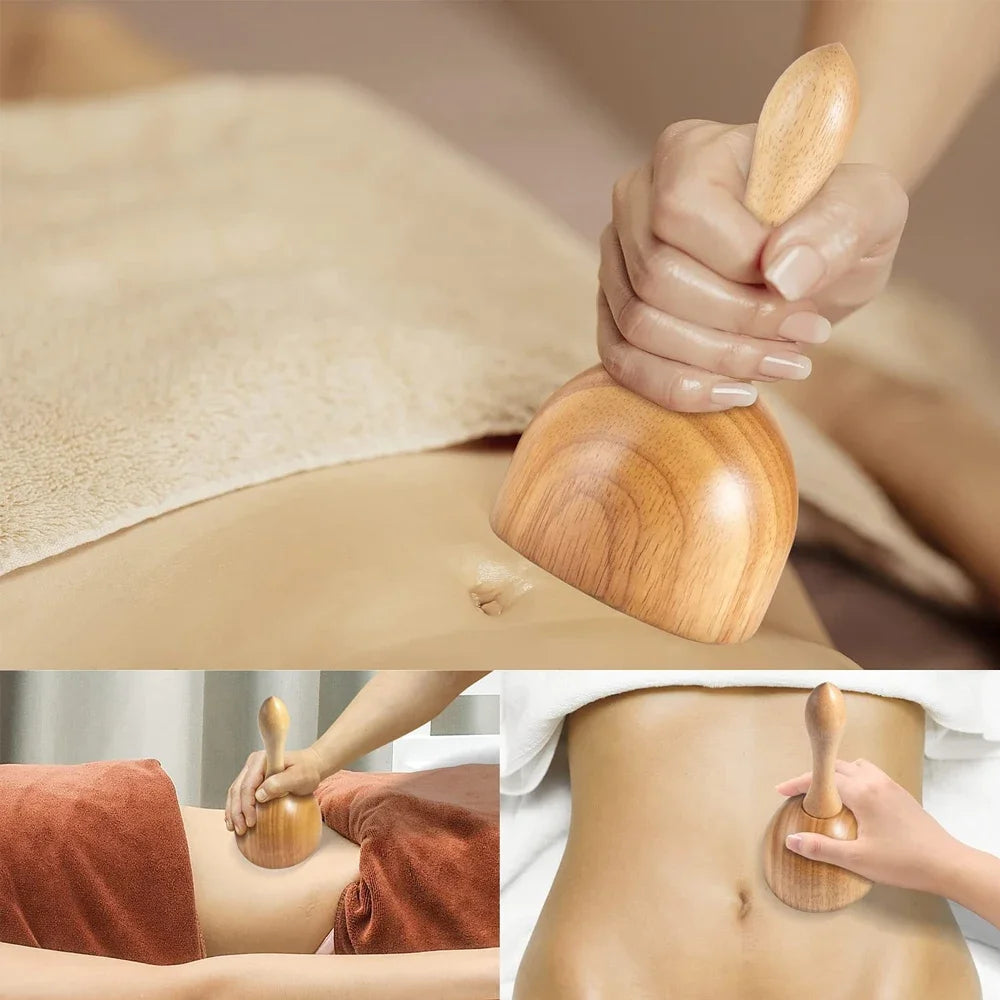 Wood Therapy Massage Tools for Body Shaping,Anti Cellulite Lymphatic Drainage,Professional Wooden Massage for Waist Sculpting