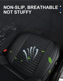 SEAMETAL Full-Wrapped Car Seat Cover Breathable Hole PU Car Front Seat Cushion Universal Anti Slip Auto Chair Protector Cover