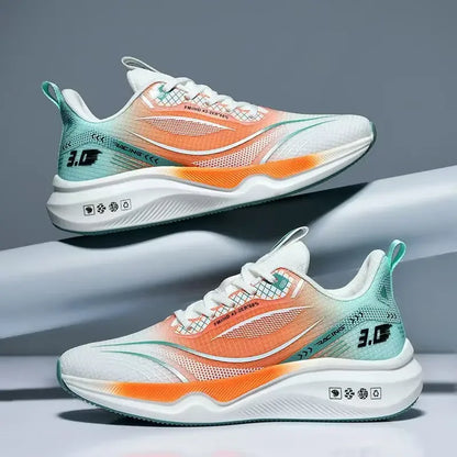 New Running Shoes Summer Tenis Masculino New Fitness Test Middle School Students Bounce Cushioning Sneakers Men's Shoes