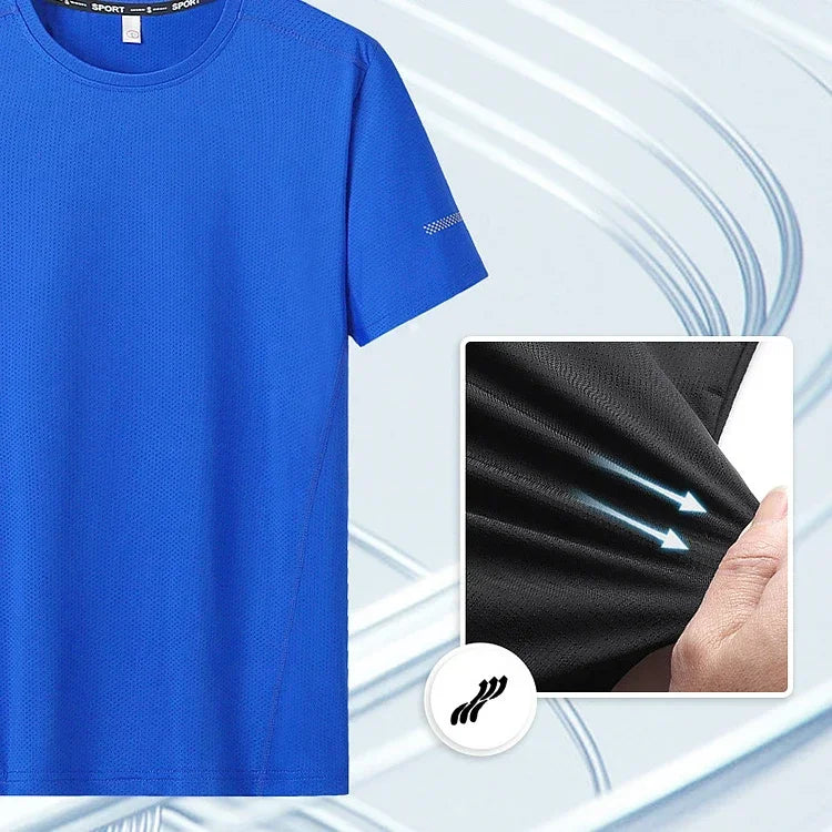 T-shirt for Men Plus Size 5XL/6XL Quick Drying T-shirt Round Neck Big Size Short Sleeve Oversized T Shirt