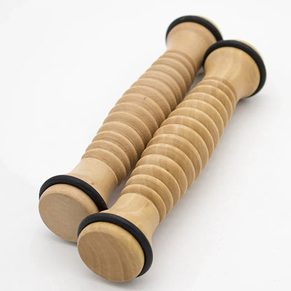 Wooden Exercise Roller Sport Injury Gym Body Leg Foot Trigger Point Muscle Roller Sticks Massager For Feet Massage Health Care