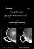 32cm 304 Stainless Steel Frying Pan Food Grade Non-Stick Pan Honeycomb Pot Bottom Induction Cooker Gas Stove General Wok