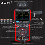 ZOYI ZT-703S Two-Channel Oscilloscope, Multifunction Signal Generator, 3-in-1 High-Precision Electrician Tool