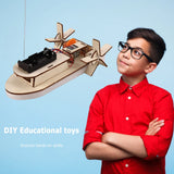 DIY Science Toys Children Educational STEM Projects Kits 3D Assemble Car Boat Model Wood Puzzle Toy Scientific Experiment Kit