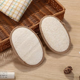 Natural Loofah Bath Scrub Sheet Scrubbing Sheet Bath Towel Body Scrubbing Exfoliation Soft Loofah Bath Brush Bathroom Supplies